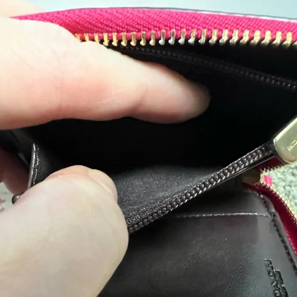 Coach Neon Pink Wallet - Picture 11 of 11